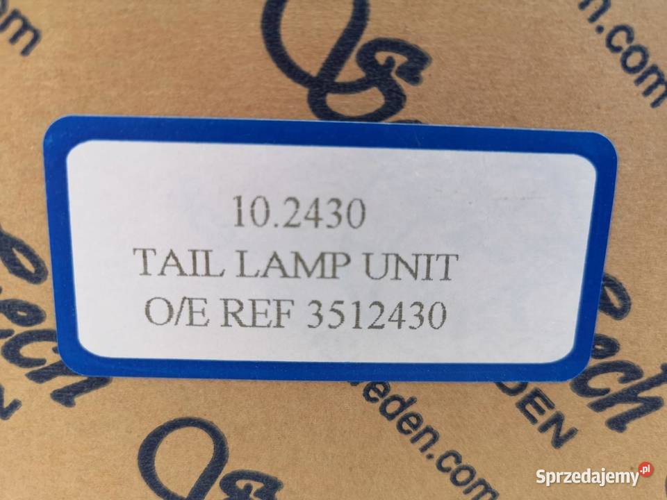 LAMPA PRAWY TYŁ VOLVO 850 855 9296 KOMBII Lampy cofania sprzedam