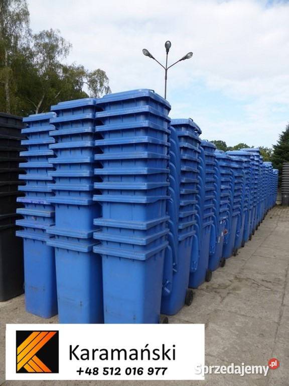 używane pojemniki na odpady 120 L 140 L 240 L Kraków