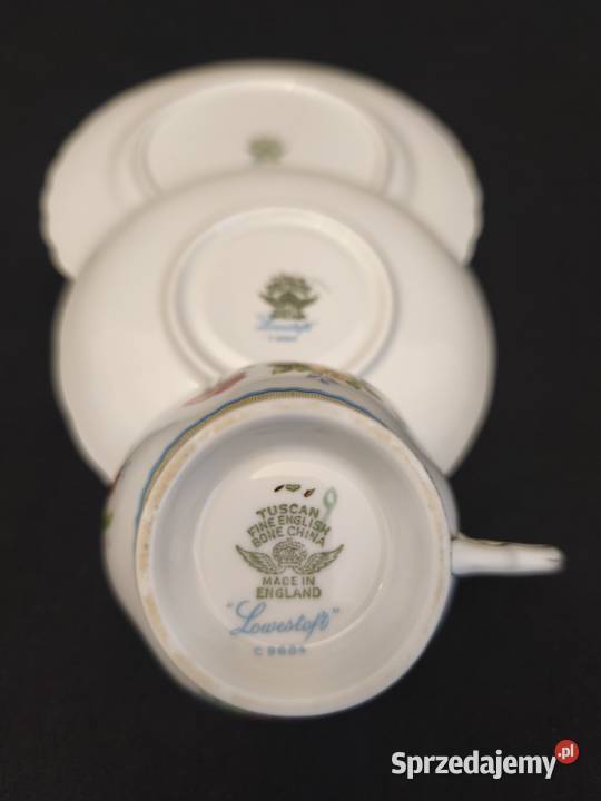 Zestaw kawowy angielski Tuscan Lowestoft