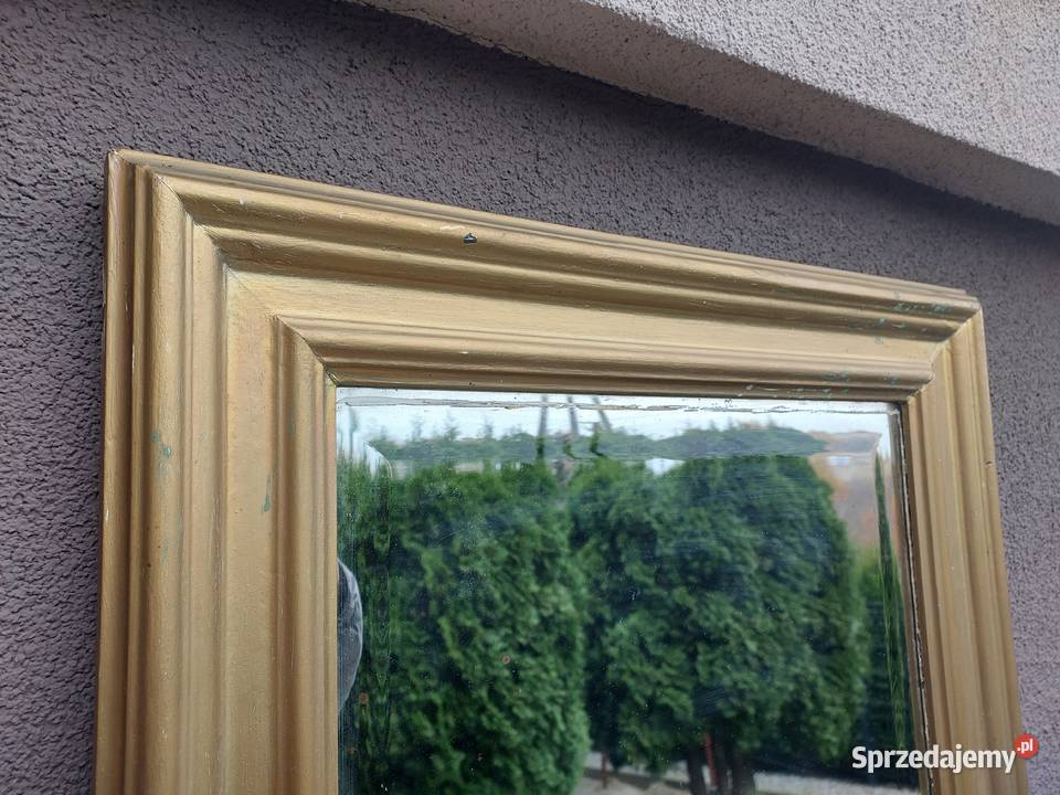 14 Stare lustro fazowana tafla z początku XXw Tczew sprzedam