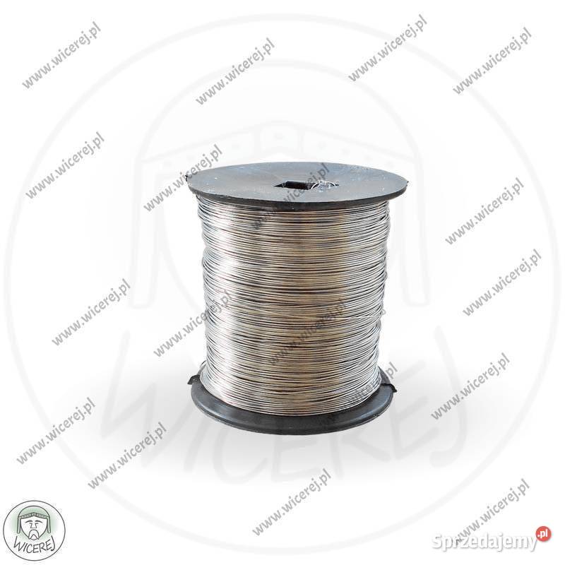 Drut pszczelarski Nierdzewny 04mm 050 drutowanie podkarpackie
