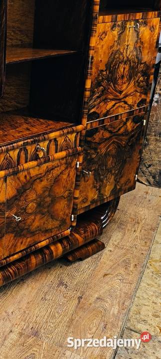 Witryna barek Art Deco antyk Antyki, Sztuka, Kolekcje Katowice