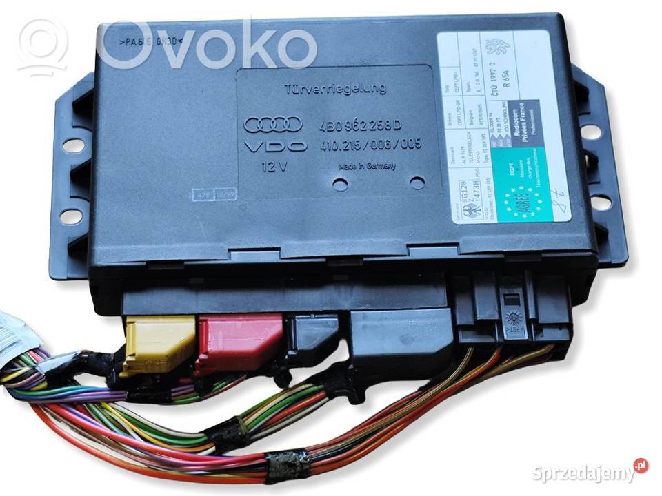 Audi A6 S6 C5 Avant Allroad 25 STEROWNIK MODUŁ Wyposażenie elektryczne wielkopolskie