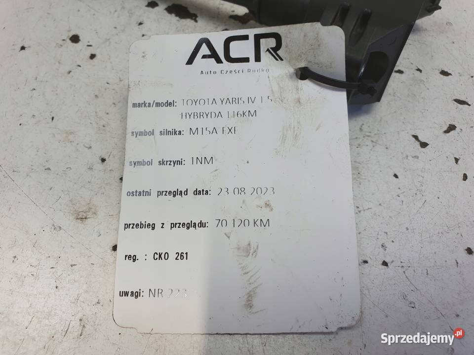 CEWKA ZAPŁONOWA Toyota Yaris IV 15 H 9091902277 Rudka