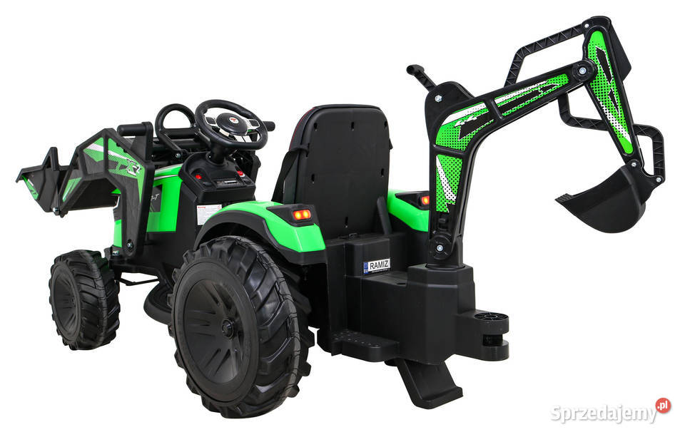 Autko na akumulator TRAKTOR Z PRZYCZEPĄ pojazd Myszków