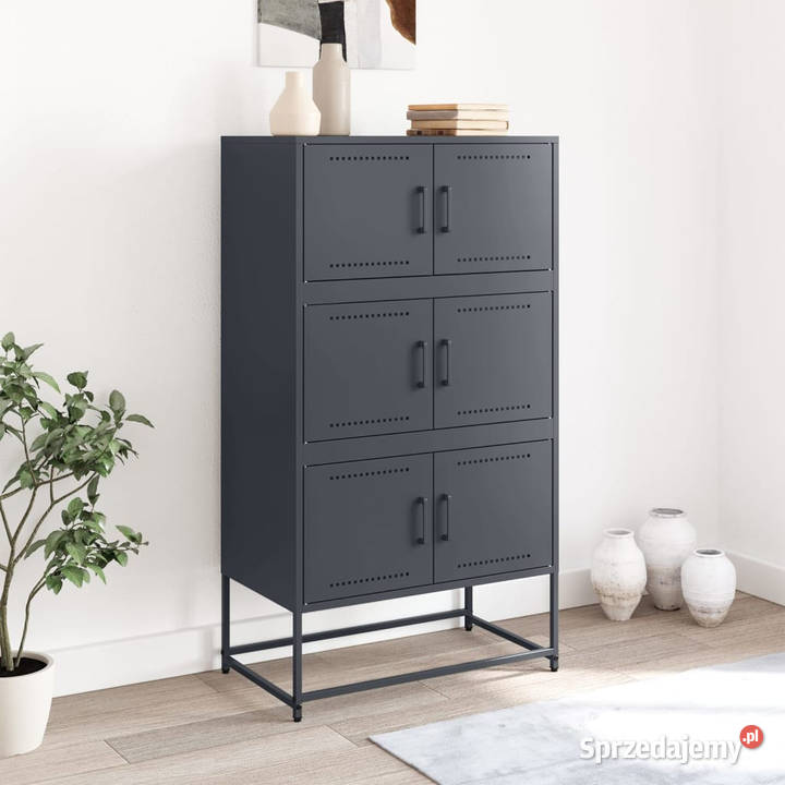 Szafka antracytowa 685x385x1235 stal WM846490 Pozostałe Warszawa
