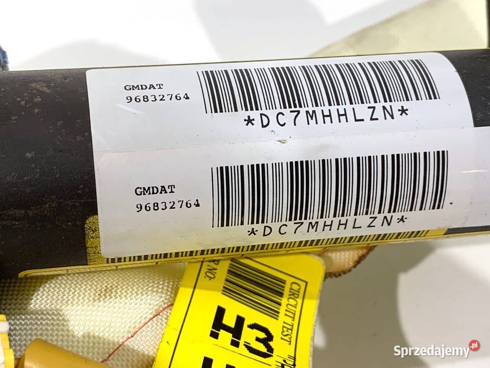 KURTYNA POWIETRZNA LEWY OPEL ANTARA A 96832764 Powietrza