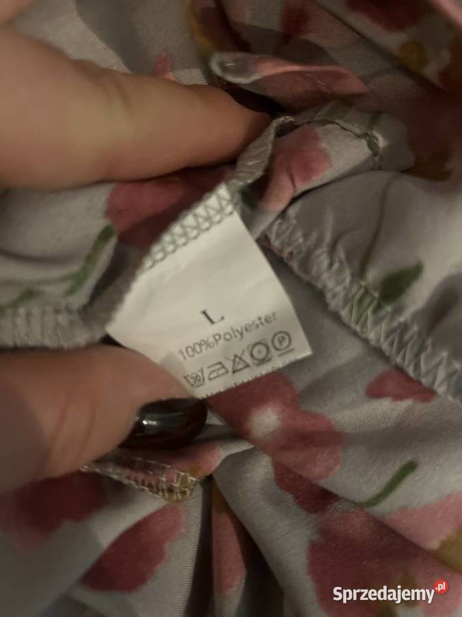 Sukienka modny wzór kwiaty floral hit blog 40 Choszczno