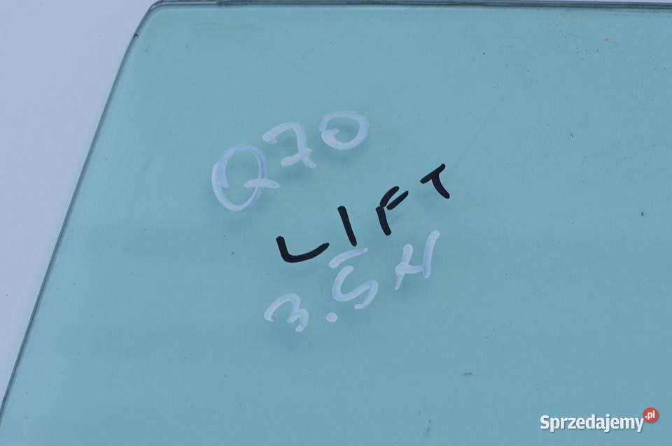 SZYBA BOCZNA DRZWI LEWA TYŁ TYLNA INFINITI Q70