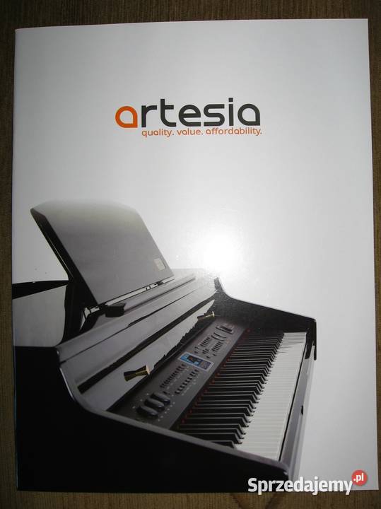 Artesia Digital Pianos catalog katalog pianin Kępice sprzedam
