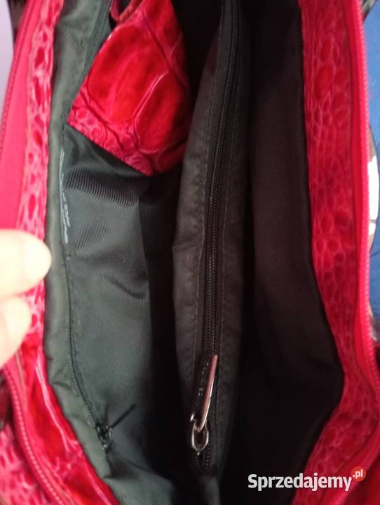 Walter Valentino Italy torebeczka vintage skóra Torby i torebki