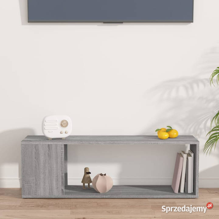 Szafka pod telewizor szary dąb sonoma 100x24x32 Warszawa