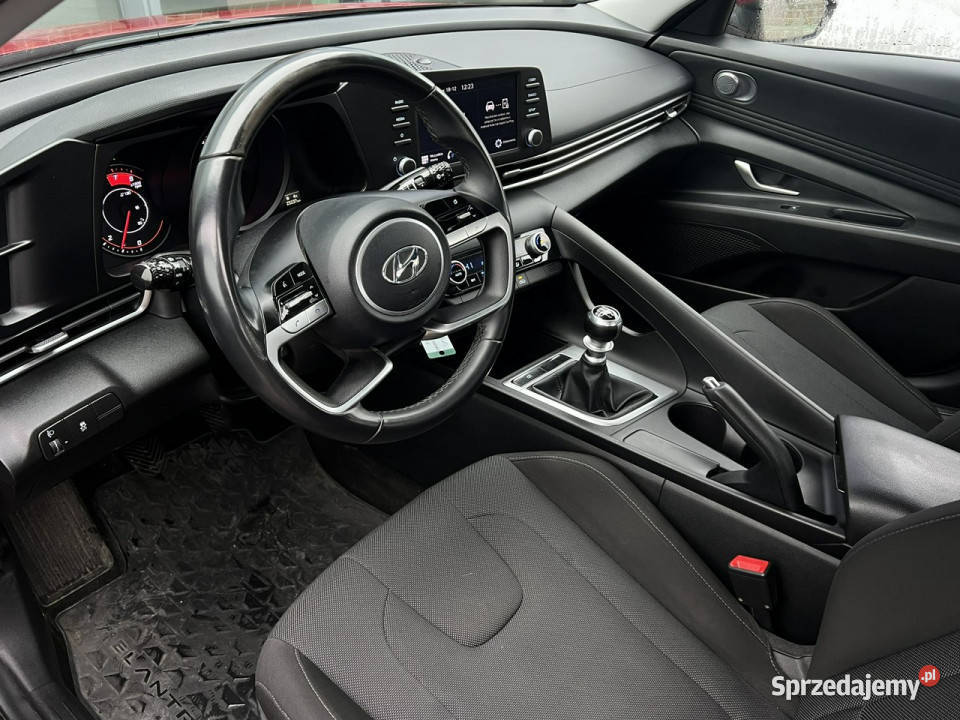 Hyundai Elantra 16MPI 123 Modern Tech Cool Salon czerwony Piotrków Trybunalski sprzedam