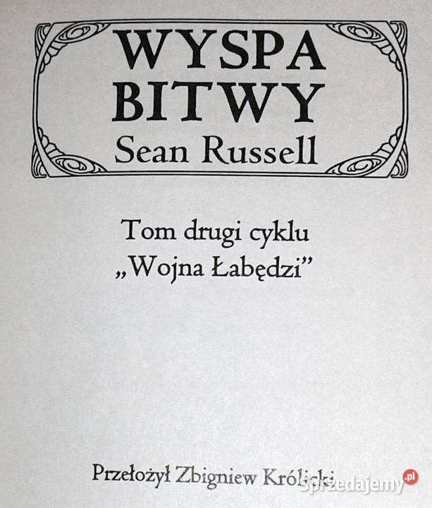 Wyspa bitwy Sean Russell Rok wydania 2003 Chełm sprzedam