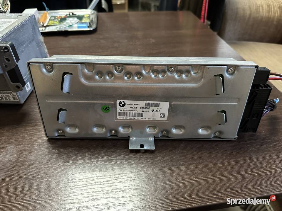 BMW F01 F02 F04 F07 F25 Wzmacniacz Top HiFi 9 Sprzęt audio fabryczny pomorskie Gdańsk