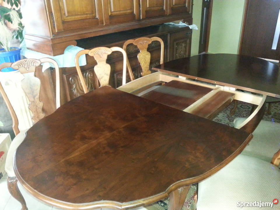 Stół i 6 Krzeseł Chippendales wielkopolskie Czajków sprzedam