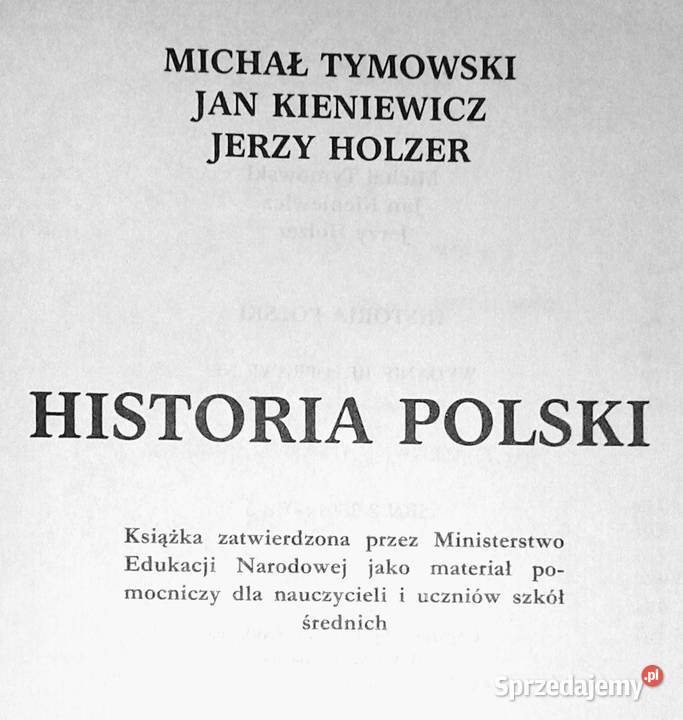Historia Polski Michał Tymowski Jan Kieniewicz Chełm