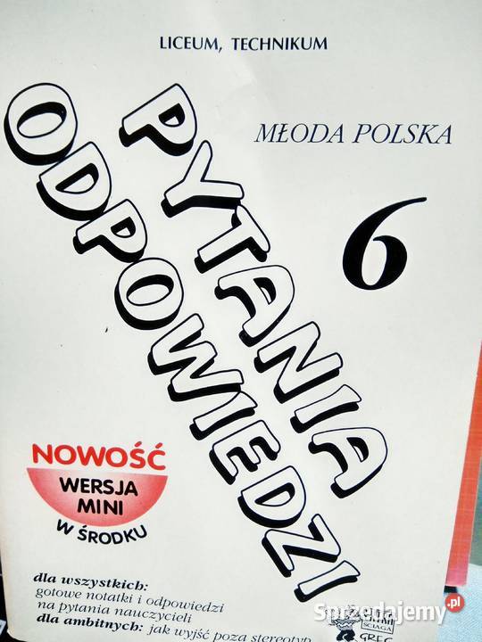 Młoda Polska pytania i odpowiedzi outlet używane Warszawa