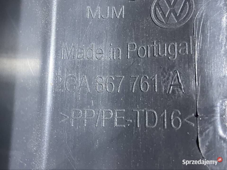 2GA867761 listwa tapicerka plastik vw volkswagen zachodniopomorskie