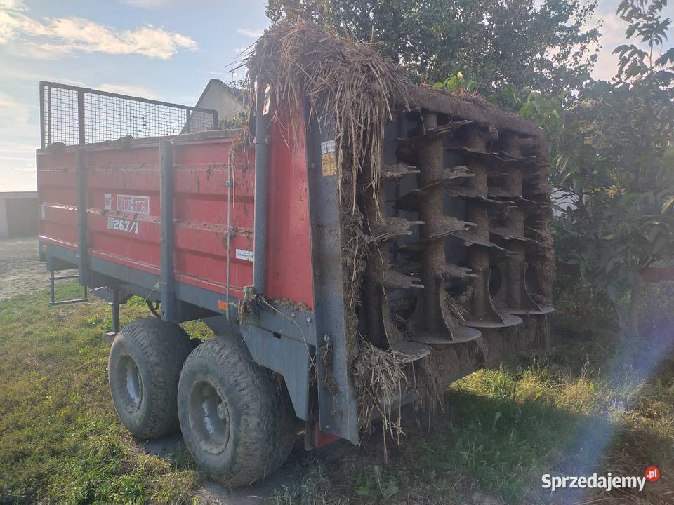 Sprzedam rozrzutnik obornika 6 ton 2017 NOWY Łęczyca