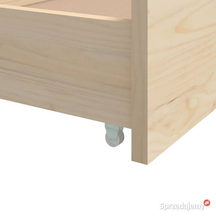 Rama łóżka z szufladami lite drewno sosnowe 90 x sprzedam