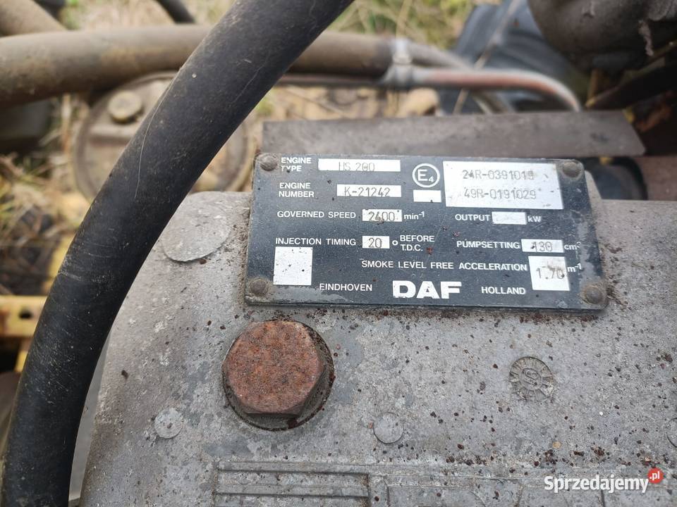Silnik DAF 825 Sprawny ciężarowe Tychy
