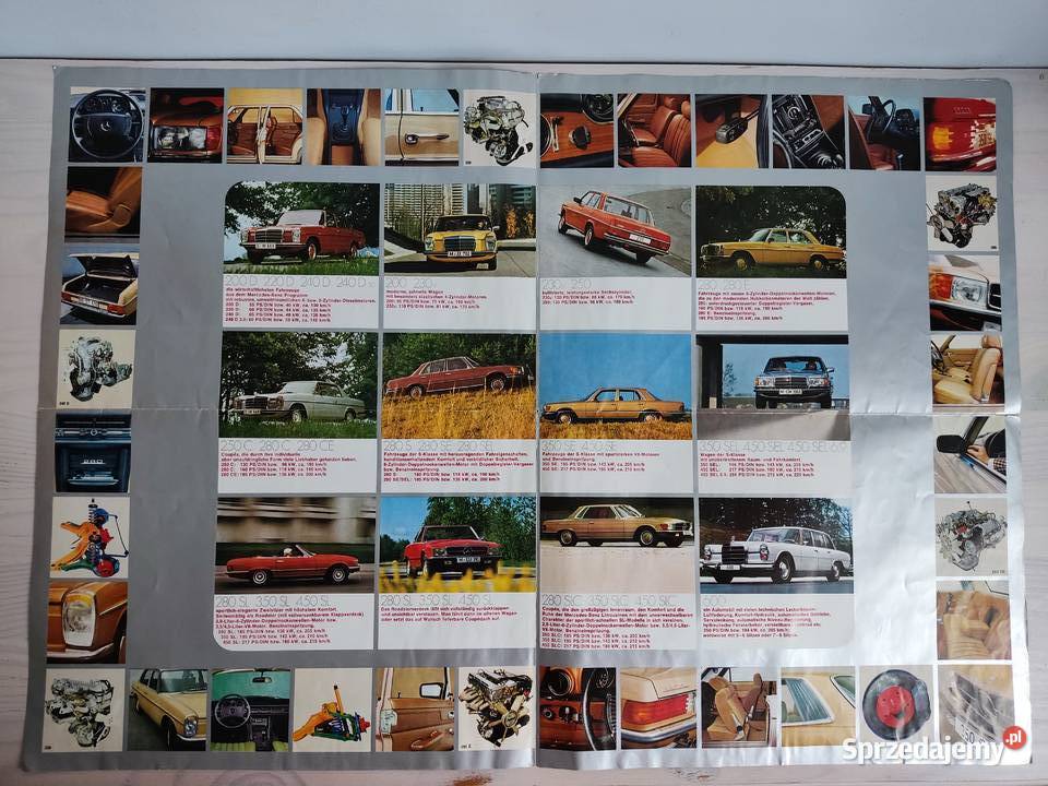 Prospekt rozkładany broszura Mercedes Benz seria opolskie Głuchołazy
