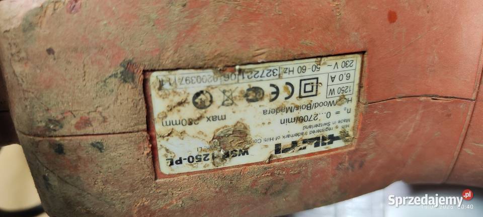 Lis piła szablasta przecinarka hilti WSR1250 kujawsko-pomorskie Samociążek