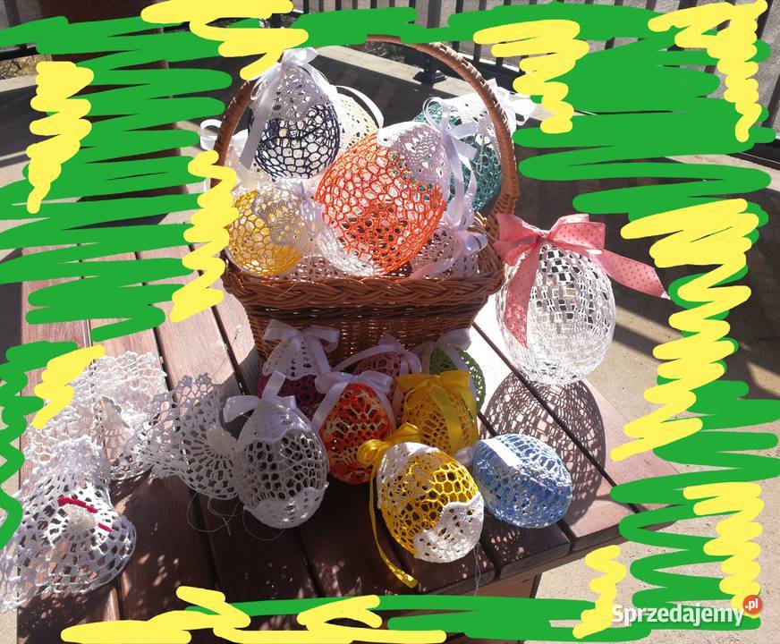 Szydełkowe jajka wielkopolskie Turek