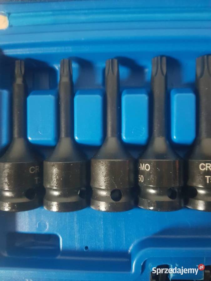 NASADKI UDAROWE czarne TORX 8 ZESTAW 12 Głogowa sprzedam