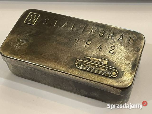 Niemiecki przybornik stalowy III Rzesza 1942 Kraków