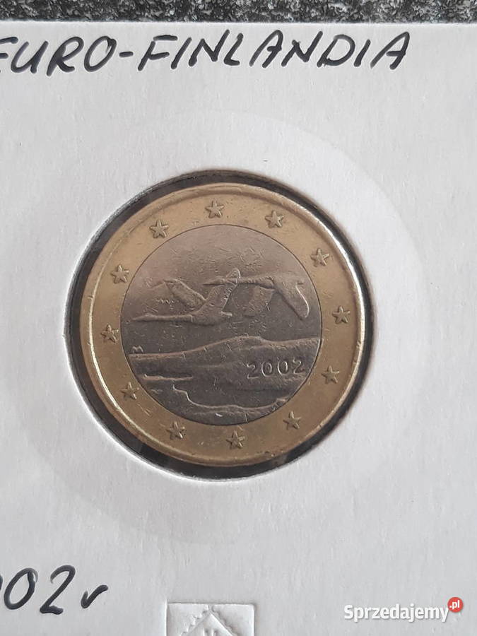 1 Euro Finlandia 2002 r Numizmatyka Kolekcje