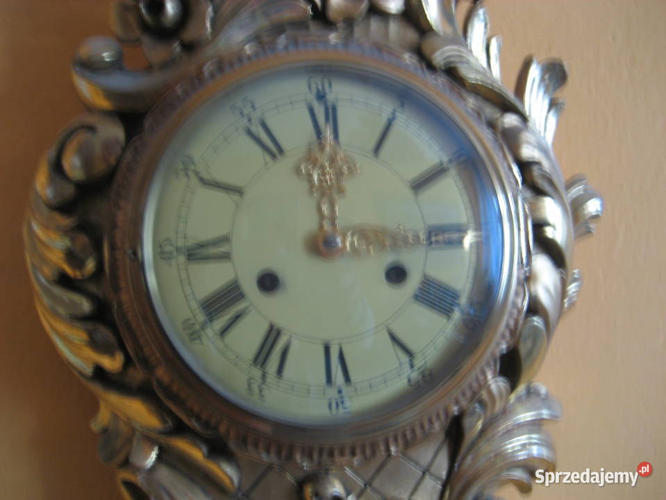 Stary Zegar Scienny Rokoko ścienny mazowieckie Warszawa
