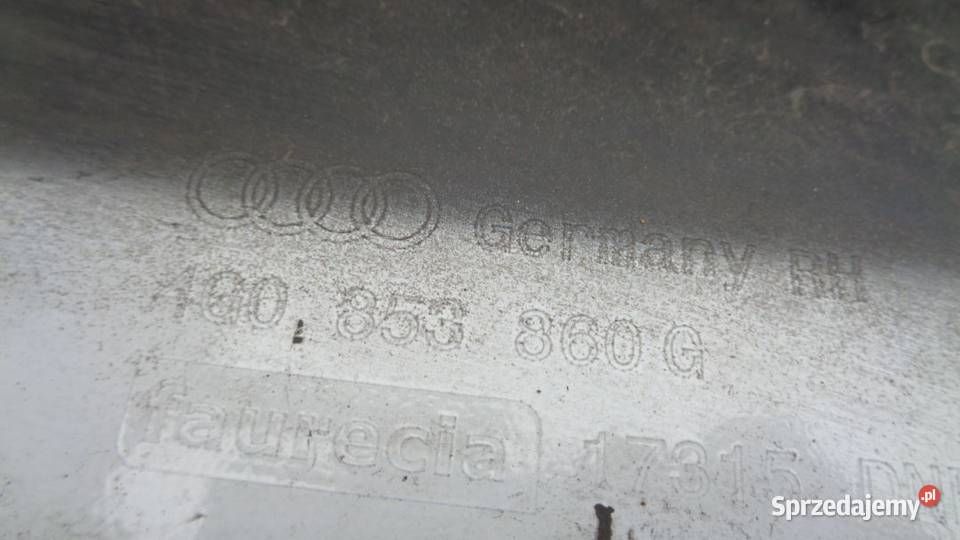 LISTWA PROGOWA PRAWA AUDI A6 C7 4G0853860G wielkopolskie Rakoniewice