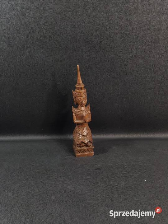 Drewniana Ręcznie Rzeźbiona Figura Theppanom Poddębice