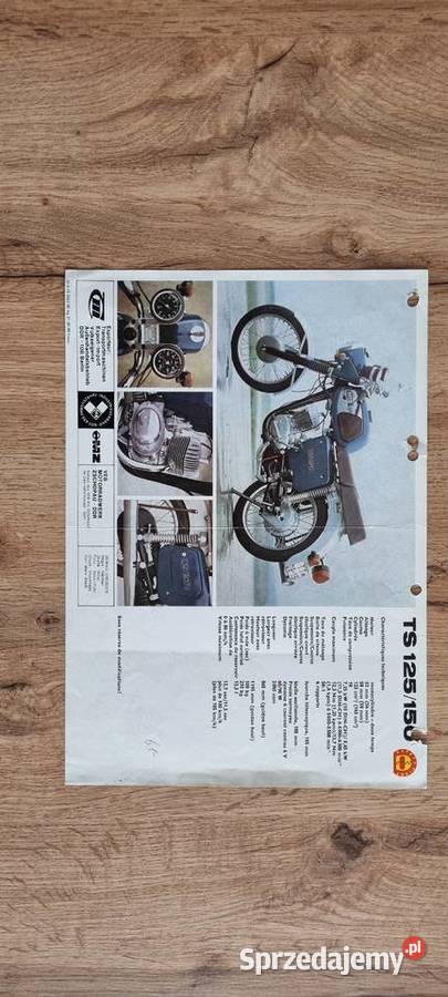 Prospekt mz Ts 150 TS 125 Siedlce