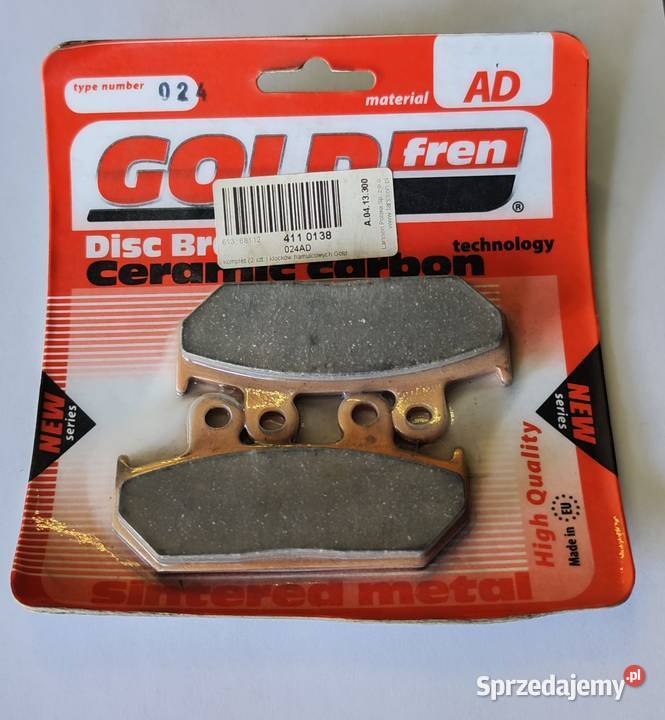 KLOCKI HAMULCOWE GOLD FREN 024 AD GL 1500 NX 650
