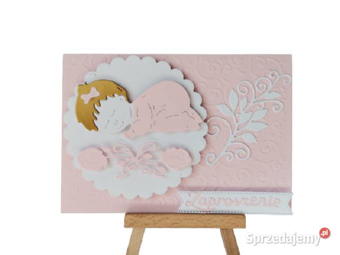 Zaproszenia Chrzest Święty Dziewczynka wielkopolskie Poznań