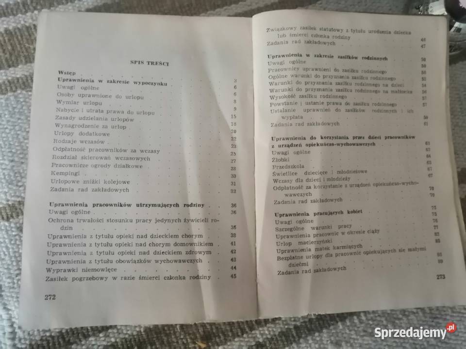 ksiazka uprawnienia socjalne pracownikow i ich dolnośląskie Legnica