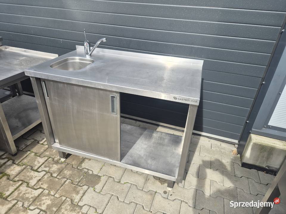 Zlew Gastronomiczny 1 Komorowy Drzwi Suwane Ostrów Wielkopolski