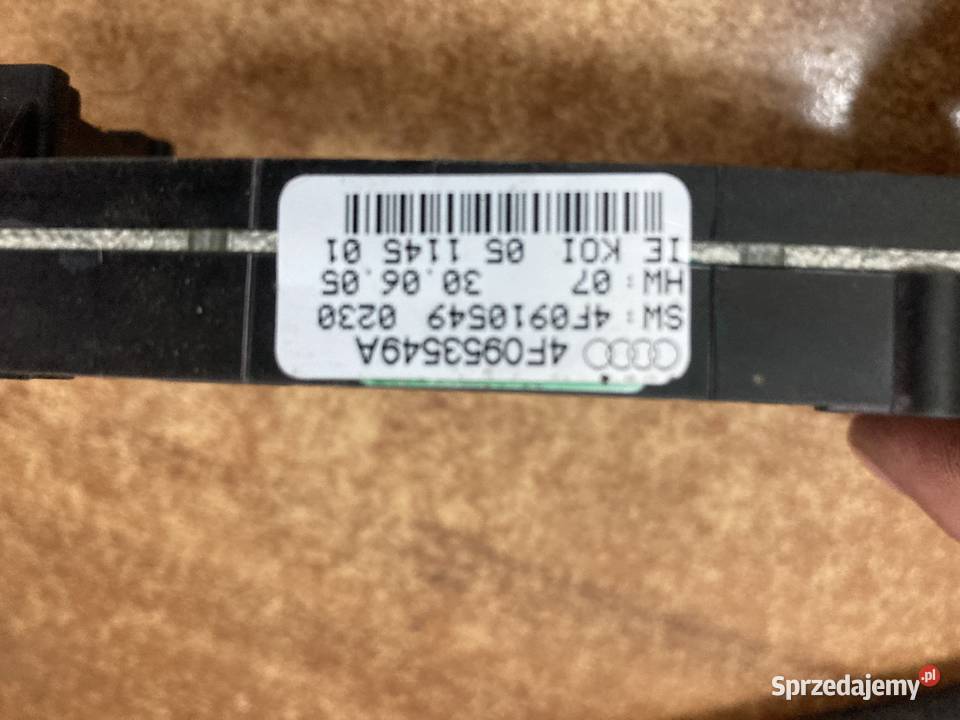 AUDI A6 C6 MODUŁ STEROWNIK KIEROWNICY 4F0953549A osobowe Rakoniewice