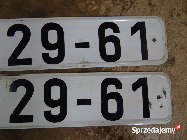 blachy rejestracje Trabant Wartburg IFA org DDR Pozostałe sprzedam