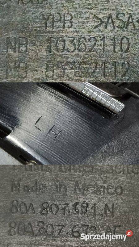 AUDI Q5 LIFT SLINE KRATKA ZDERZAKA LEWY PRZÓD Pleszew