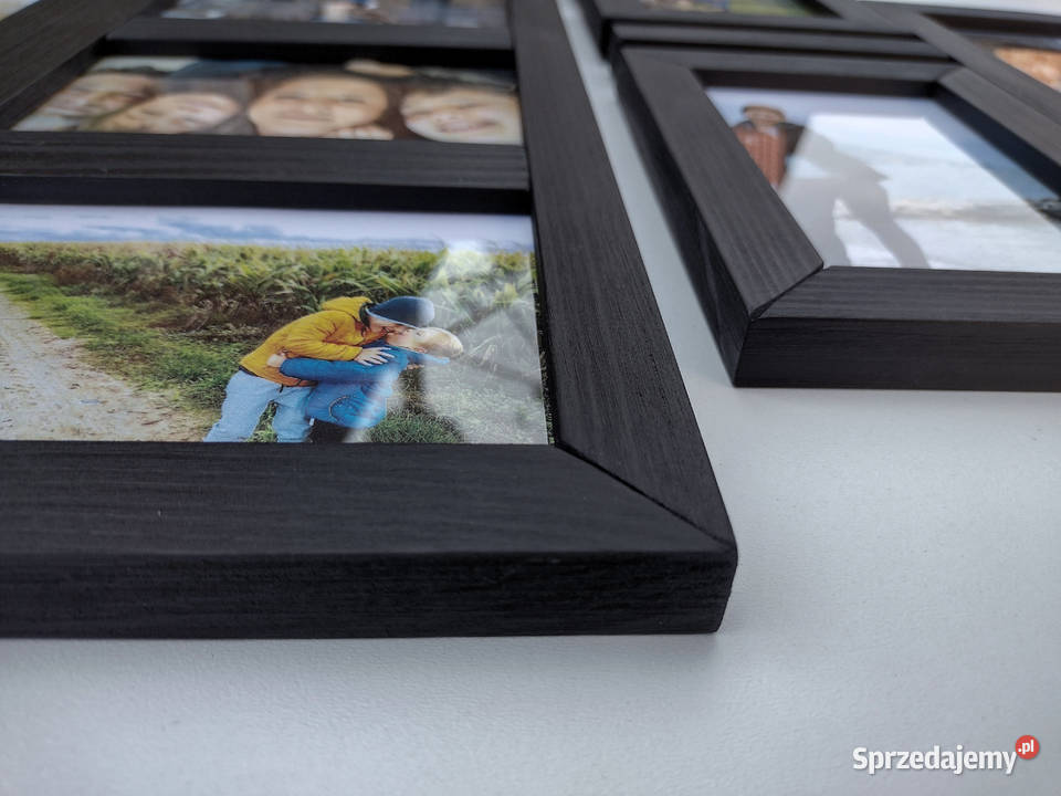 Drewniana Multirama Ramka na 13 zdjęć 10x15 Gliwice