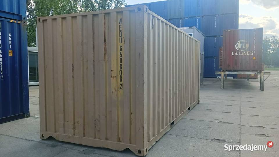 Sprzedam kontenery morskie używane 20DV 6 Mikołajki