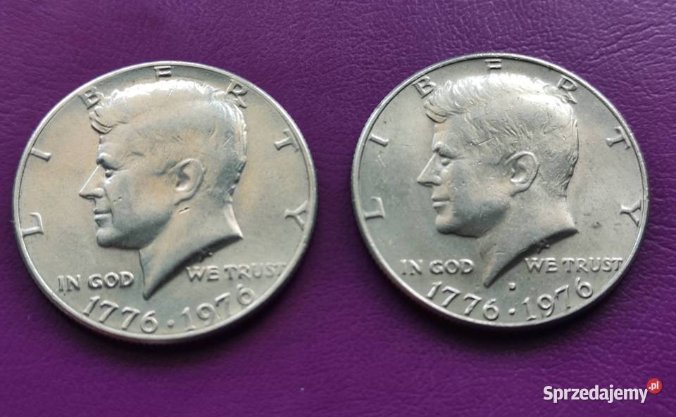 Monety 12 DOLARA 1976200 lat USAHALF DOLLARDwie Pruszków
