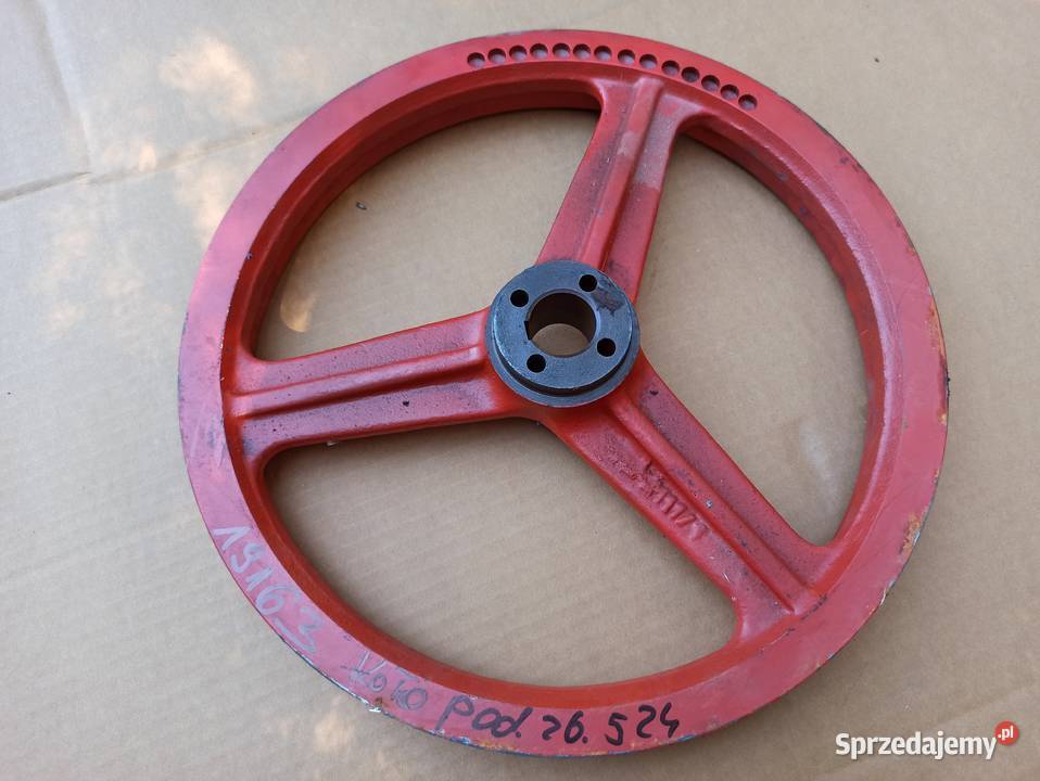 Koło pasowe podajnika zbożowego Fortschritt E524 łódzkie