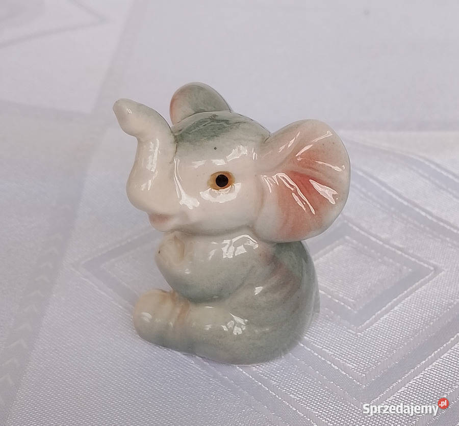 figurka porcelanowa słoń słonik