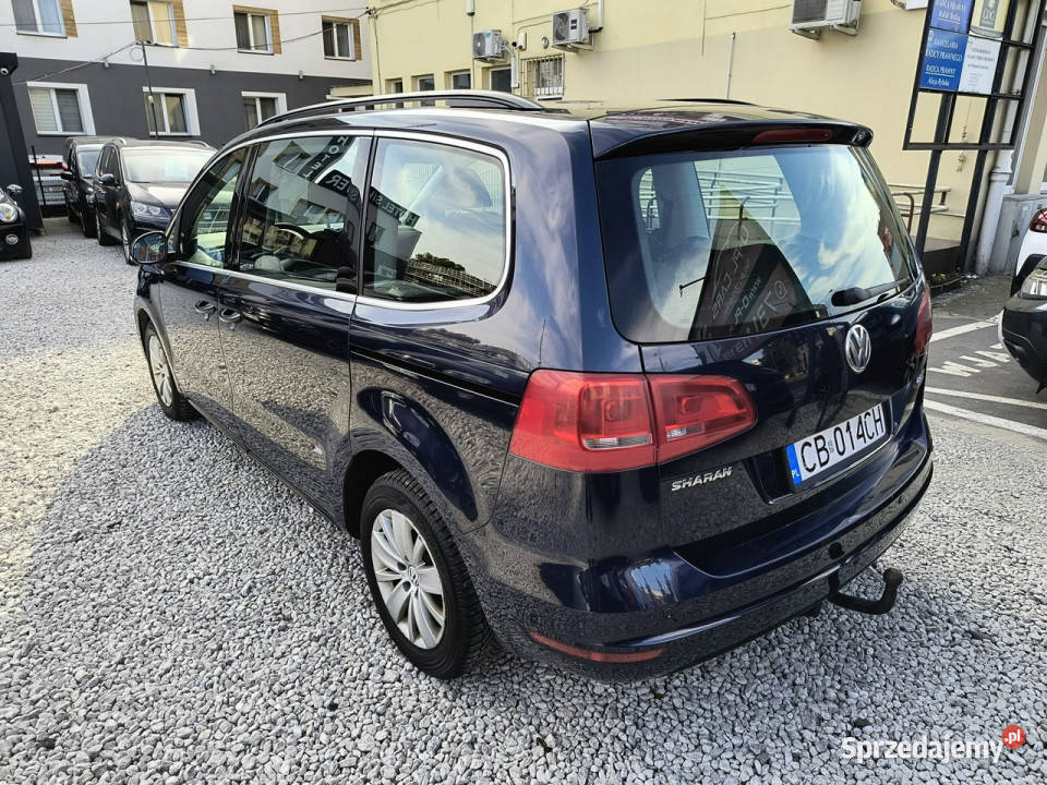 Volkswagen Sharan ALU16 10 LAT 1 właściciel 7os granatowy Bydgoszcz