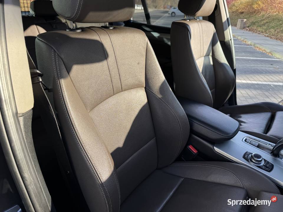 BMW X3 F25 xDrive20d 8HP Sport Brązowa skóra Hak Rok produkcji 2011 mazowieckie Warszawa